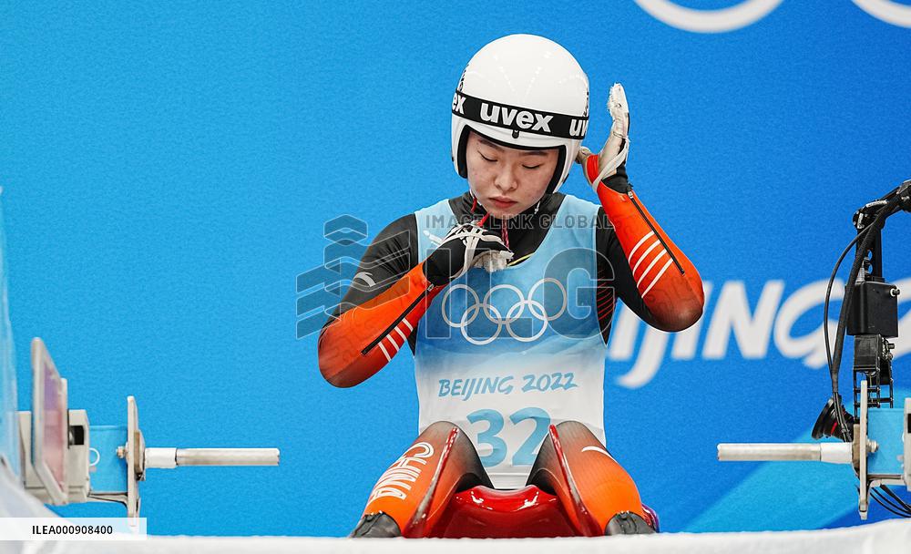 (BEIJING2022)CHINA-BEIJING-YANQING-OLYMPIC WINTER GAMES-LUGE-WOMEN'S SINGLES (CN)