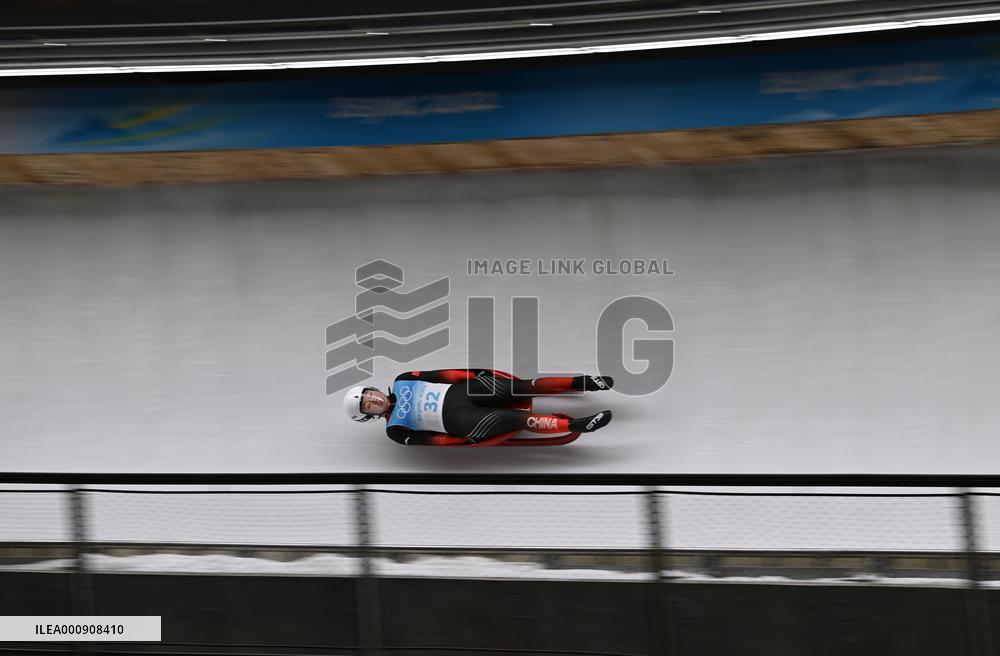 (BEIJING2022)CHINA-BEIJING-YANQING-OLYMPIC WINTER GAMES-LUGE-WOMEN'S SINGLES (CN)