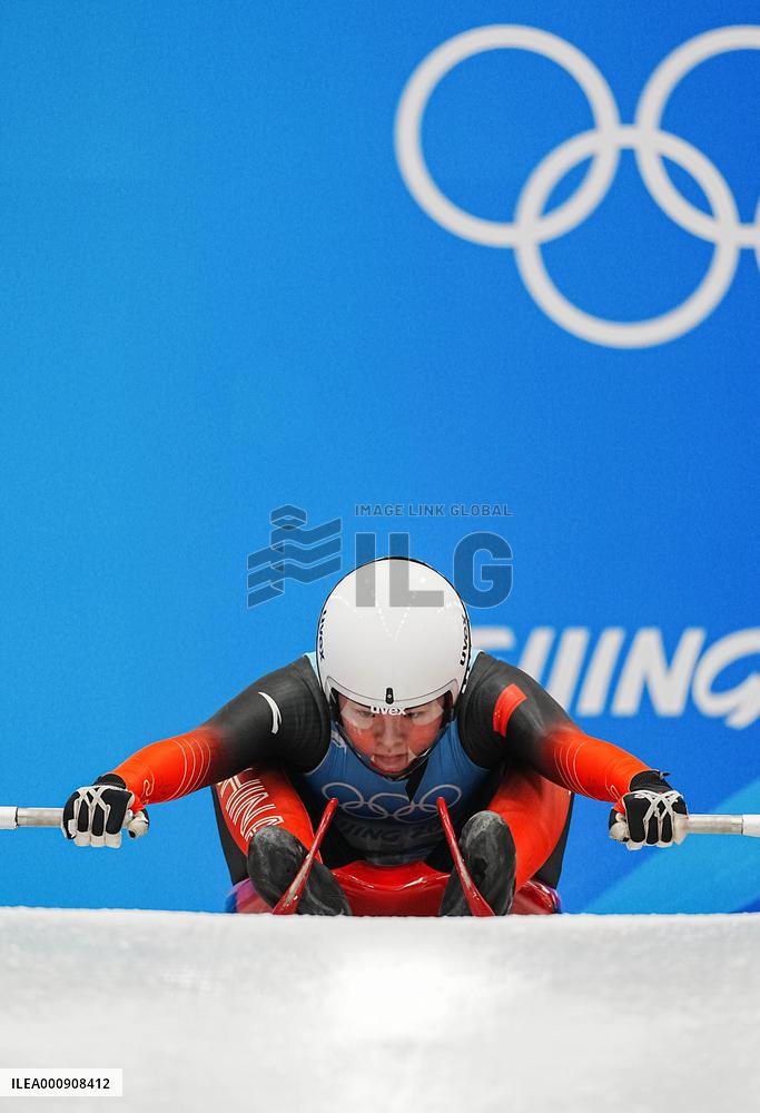 (BEIJING2022)CHINA-BEIJING-YANQING-OLYMPIC WINTER GAMES-LUGE-WOMEN'S SINGLES (CN)