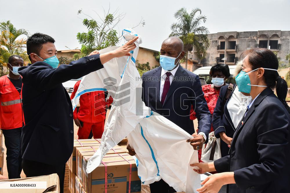 CAMEROON-MBALMAYO-CHINESE MEDICAL TEAM-FAREWELL CEREMONY