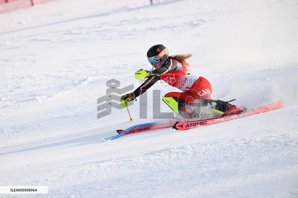 (BEIJING2022)CHINA-BEIJING-OLYMPIC WINTER GAMES-ALPINE SKIING-WOMEN'S SLALOM (CN)