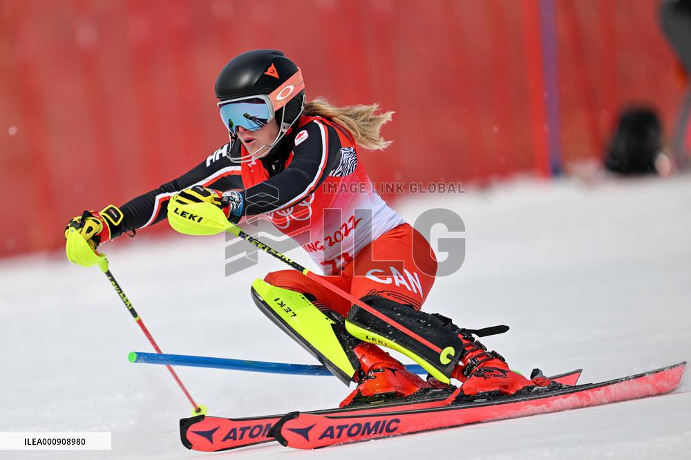 (BEIJING2022)CHINA-BEIJING-OLYMPIC WINTER GAMES-ALPINE SKIING-WOMEN'S SLALOM (CN)