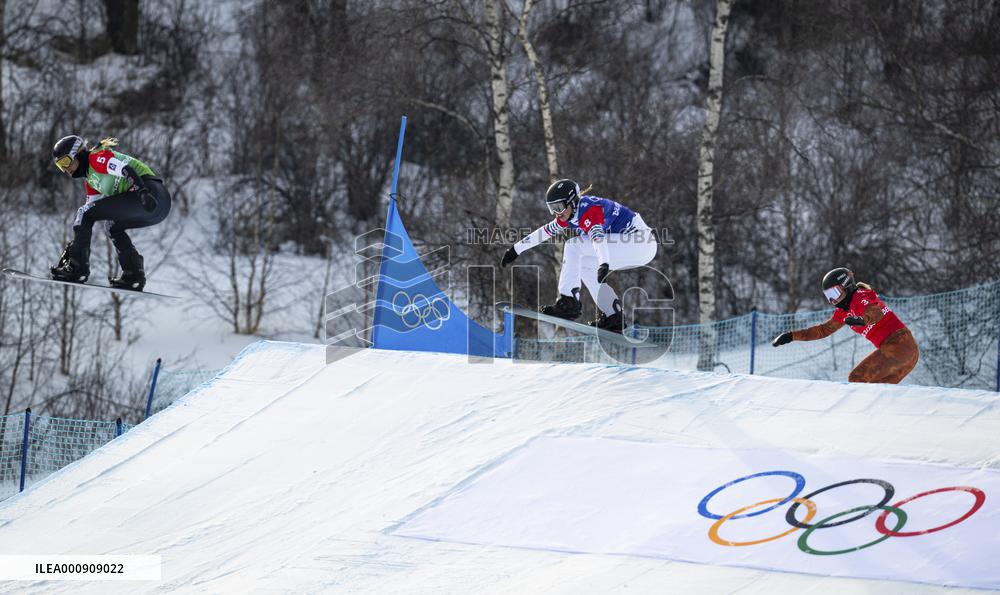 (BEIJING2022)CHINA-ZHANGJIAKOU-OLYMPIC WINTER GAMES-WOMEN'S SNOW BOARD CROSS-FINAL (CN)