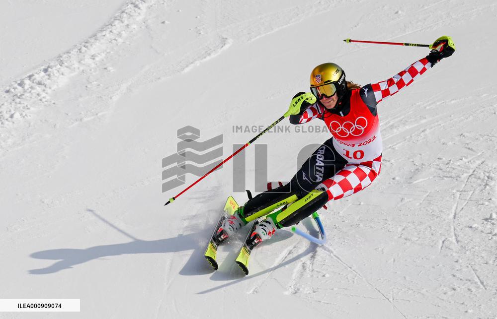 (BEIJING2022)CHINA-BEIJING-OLYMPIC WINTER GAMES-ALPINE SKIING-WOMEN'S SLALOM (CN)