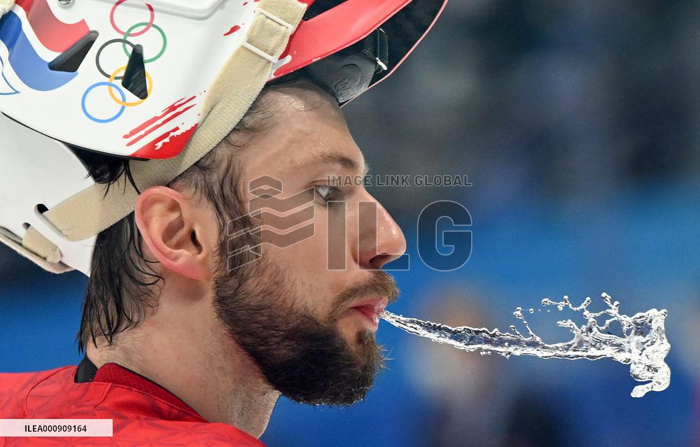 (BEIJING2022)CHINA-BEIJING-OLYMPIC WINTER GAMES-ICE HOCKEY-MEN'S PRELIMINARY- ROC VS  SUI(CN)