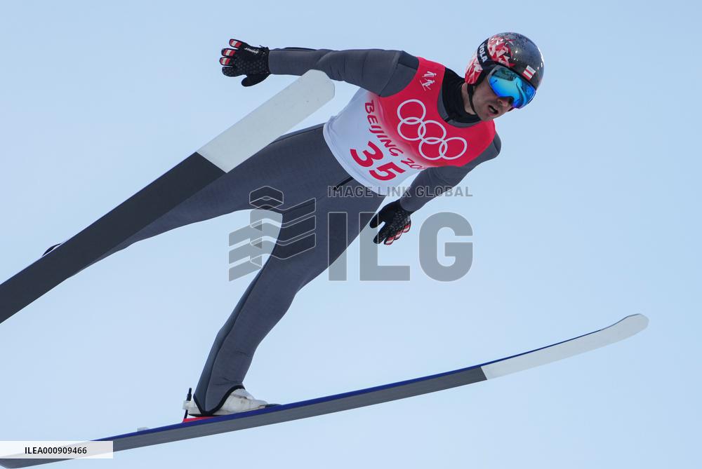 (BEIJING2022) CHINA-ZHANGJIAKOU-OLYMPIC WINTER GAMES-NORDIC COMBINED-SKI JUMPING COMPETITION ROUND (CN)
