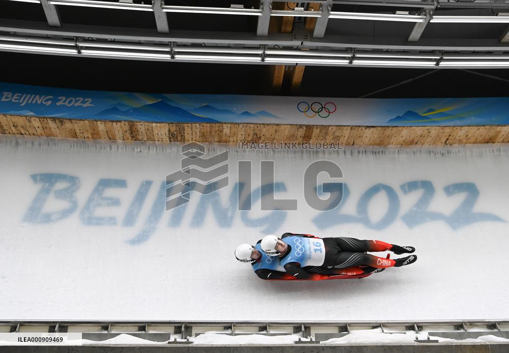 (BEIJING2022)CHINA-BEIJING-YANQING-OLYMPIC WINTER GAMES-LUGE-DOUBLES (CN)