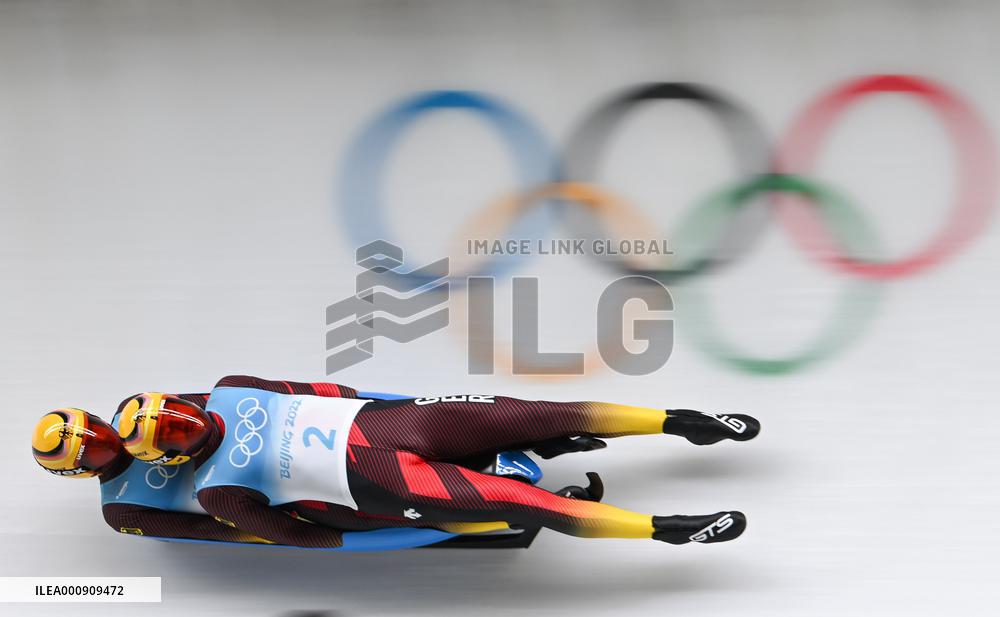 (BEIJING2022)CHINA-BEIJING-YANQING-OLYMPIC WINTER GAMES-LUGE-DOUBLES (CN)