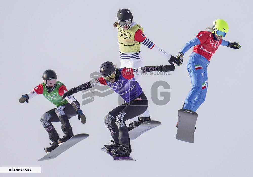 (BEIJING2022)CHINA-ZHANGJIAKOU-WOMEN'S SNOWBOARD CROSS-SEMIFINAL (CN)