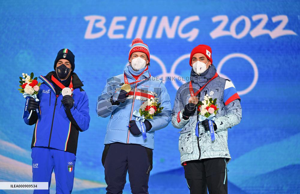 (BEIJING2022)CHINA- ZHANGJIAKOU-OLYMPIC WINTER GAMES-AWARDING CEREMONY (CN)