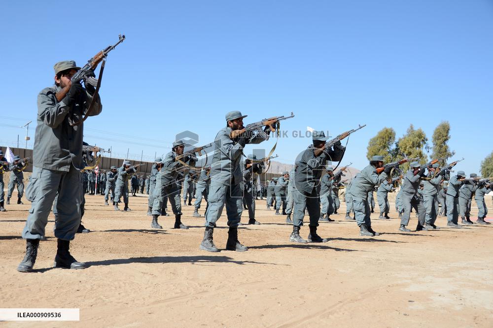AFGHANISTAN-KANDAHAR-GRADUATION CEREMONY-POLICE