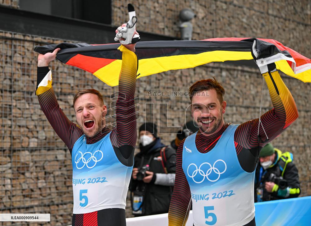 (BEIJING2022)CHINA-BEIJING-YANQING-OLYMPIC WINTER GAMES-LUGE-DOUBLES (CN)
