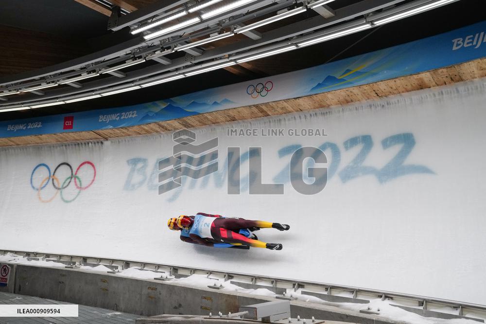 (BEIJING2022)CHINA-BEIJING-YANQING-OLYMPIC WINTER GAMES-LUGE-DOUBLES (CN)