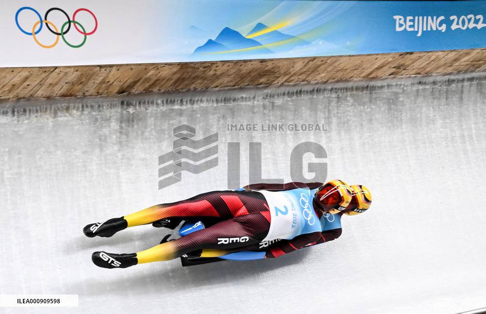 (BEIJING2022)CHINA-BEIJING-YANQING-OLYMPIC WINTER GAMES-LUGE-DOUBLES (CN)