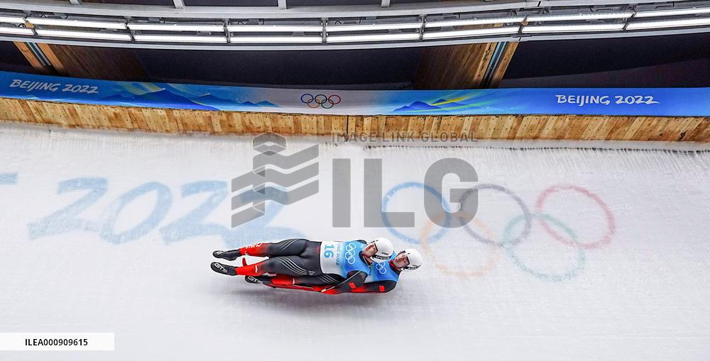 (BEIJING2022)CHINA-BEIJING-YANQING-OLYMPIC WINTER GAMES-LUGE-DOUBLES (CN)