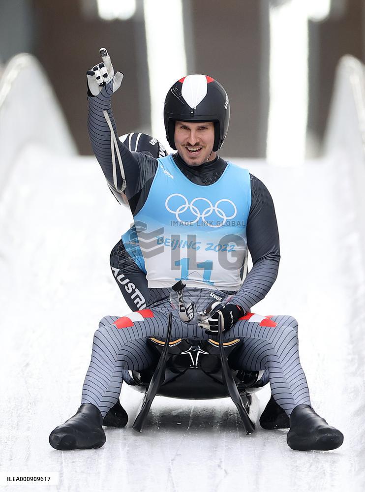 (BEIJING2022)CHINA-BEIJING-YANQING-OLYMPIC WINTER GAMES-LUGE-DOUBLES (CN)