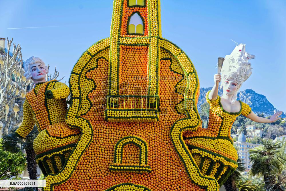 FRANCE-MENTON-LEMON FESTIVAL-PREPARATIONS