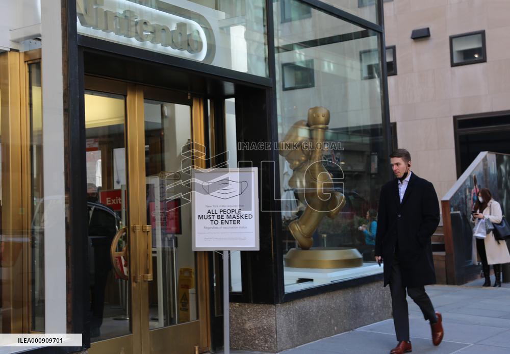 U.S.-NEW YORK-COVID-19-RESTRICTIONS-EASE