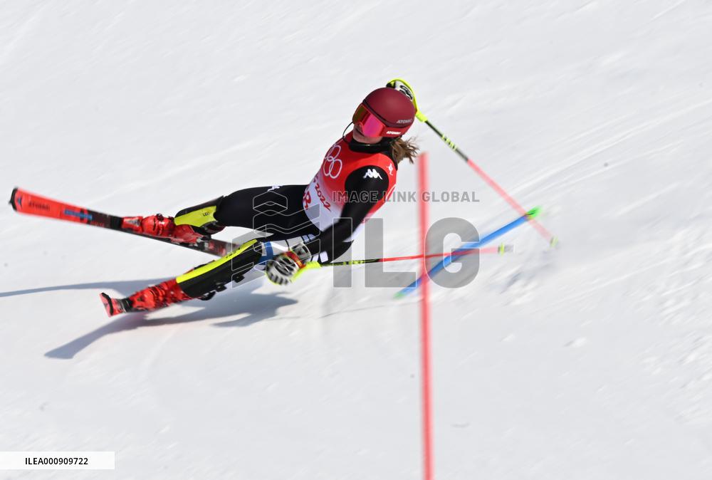 (XHTP)(BEIJING2022)CHINA-BEIJING-OLYMPIC WINTER GAMES-ALPINE SKIING-WOMEN'S SLALOM (CN)