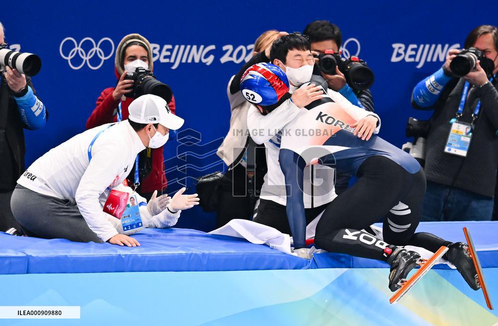 (BEIJING 2022)CHINA-BEIJING-OLYMPIC WINTER GAMES-SHORT TRACK SPEED SKATING-MEN'S 1,500M-FINAL (CN)
