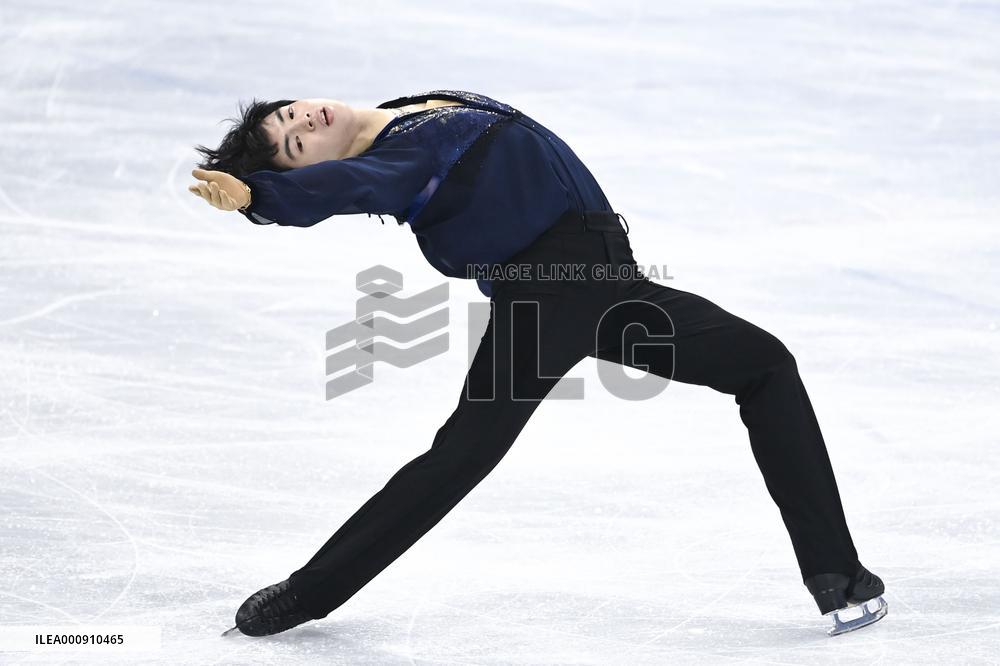 (BEIJING2022)CHINA-BEIJING-FIGURE SKATING-MEN SINGLE SKATING-FREE SKATING (CN)