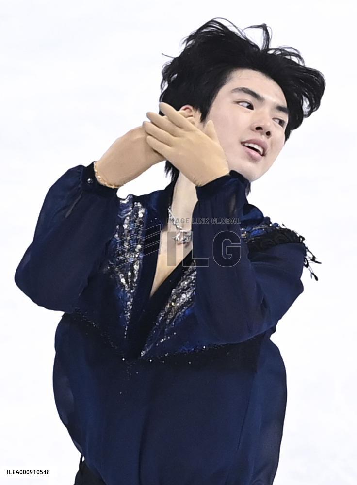 (BEIJING2022)CHINA-BEIJING-FIGURE SKATING-MEN SINGLE SKATING-FREE SKATING (CN)