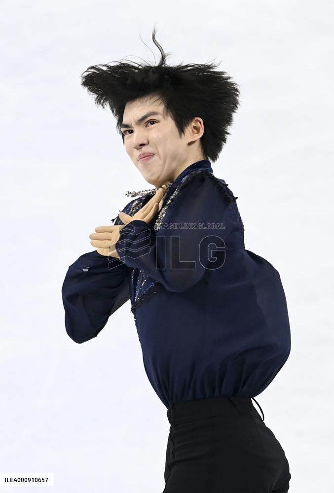 (BEIJING2022)CHINA-BEIJING-FIGURE SKATING-MEN SINGLE SKATING-FREE SKATING (CN)