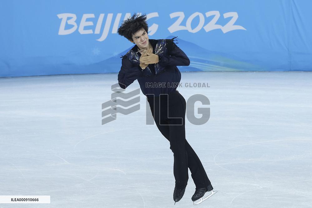 (BEIJING2022)CHINA-BEIJING-FIGURE SKATING-MEN SINGLE SKATING-FREE SKATING (CN)