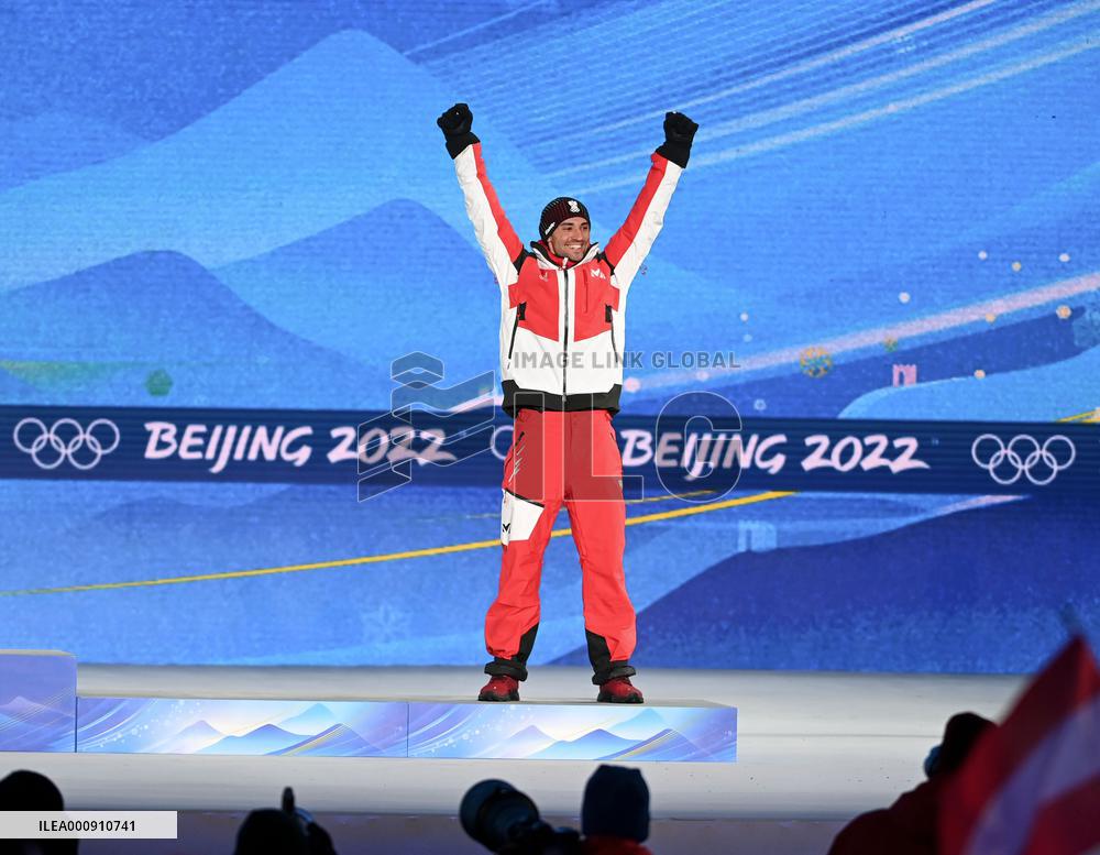 (BEIJING2022)CHINA- ZHANGJIAKOU-OLYMPIC WINTER GAMES-AWARDING CEREMONY (CN)
