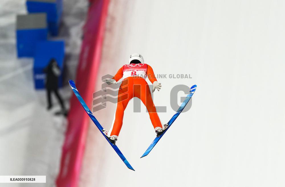 (BEIJING2022) CHINA-ZHANGJIAKOU-OLYMPIC WINTER GAMES-SKI JUMPING-LH-QUALIFICATION (CN)