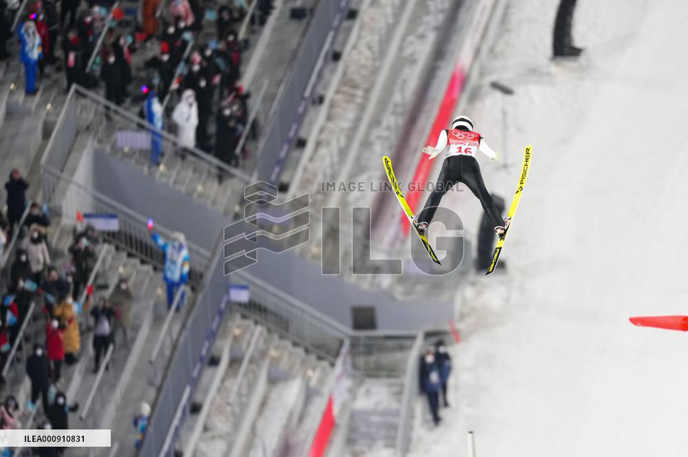 (BEIJING2022) CHINA-ZHANGJIAKOU-OLYMPIC WINTER GAMES-SKI JUMPING-LH-QUALIFICATION (CN)