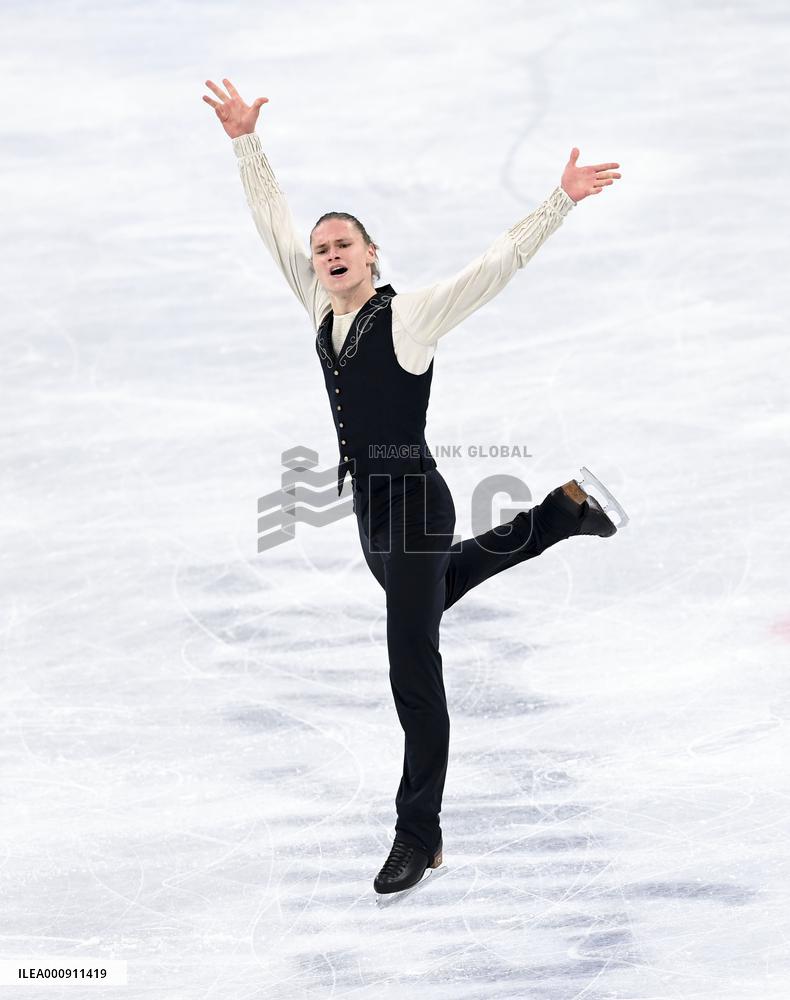 (BEIJING2022)CHINA-BEIJING-OLYMPIC WINTER GAMES-FIGURE SKATING-MEN SINGLE SKATING-FREE SKATING (CN)