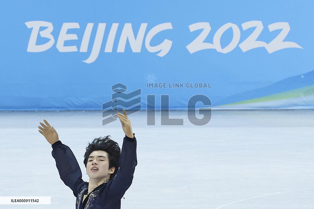(BEIJING2022)CHINA-BEIJING-FIGURE SKATING-MEN SINGLE SKATING-FREE SKATING (CN)