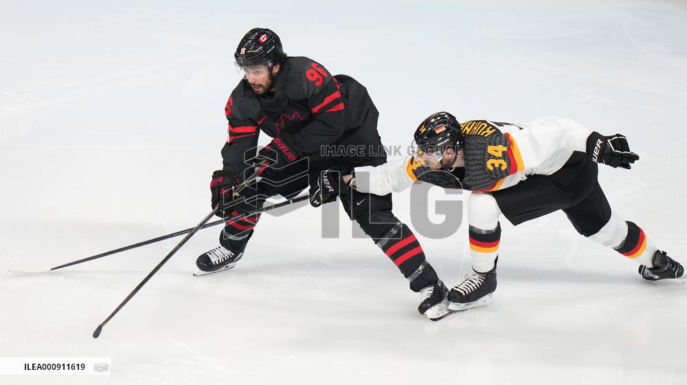 (BEIJING2022)CHINA-BEIJING-OLYMPIC WINTER GAMES-ICE HOCKEY-MEN'S PRELIMINARY-CANADA VS GERMANY (CN)