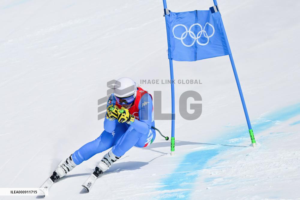 (BEIJING2022)CHINA-BEIJING-OLYMPIC WINTER GAMES-ALPINE SKIING-WOMEN'S SUPER-G (CN)