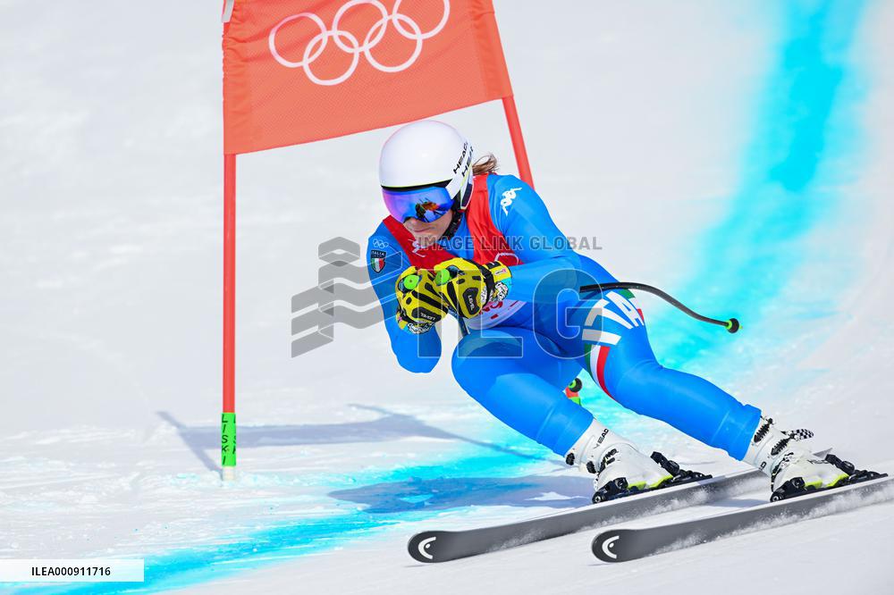 (BEIJING2022)CHINA-BEIJING-OLYMPIC WINTER GAMES-ALPINE SKIING-WOMEN'S SUPER-G (CN)