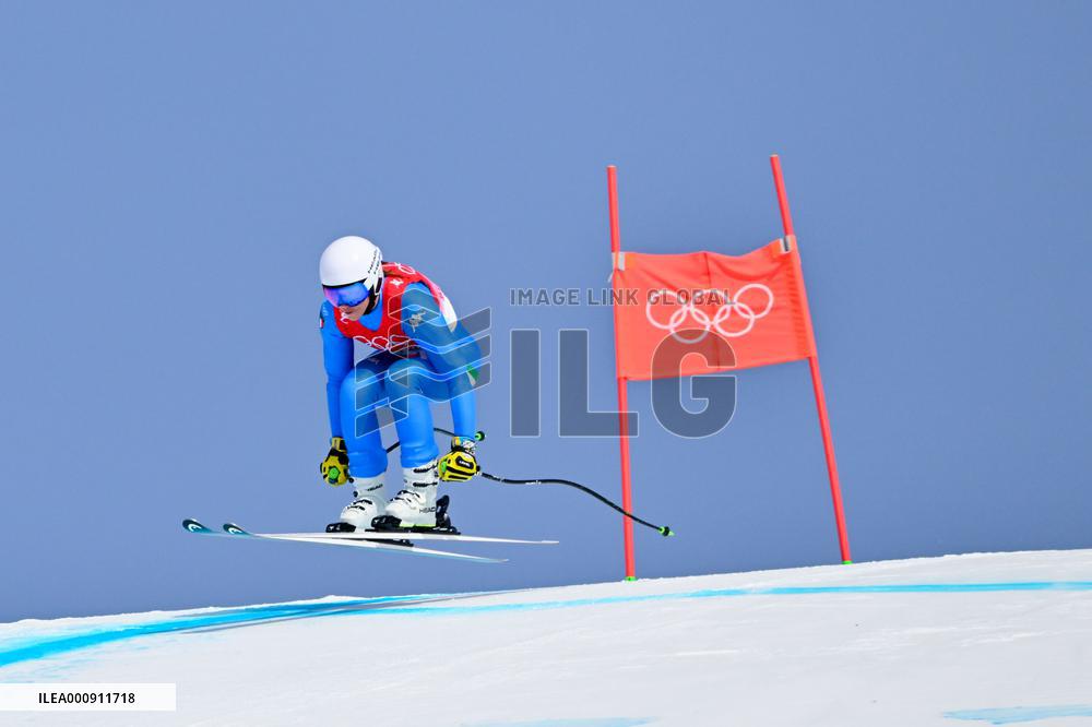 (BEIJING2022)CHINA-BEIJING-OLYMPIC WINTER GAMES-ALPINE SKIING-WOMEN'S SUPER-G (CN)