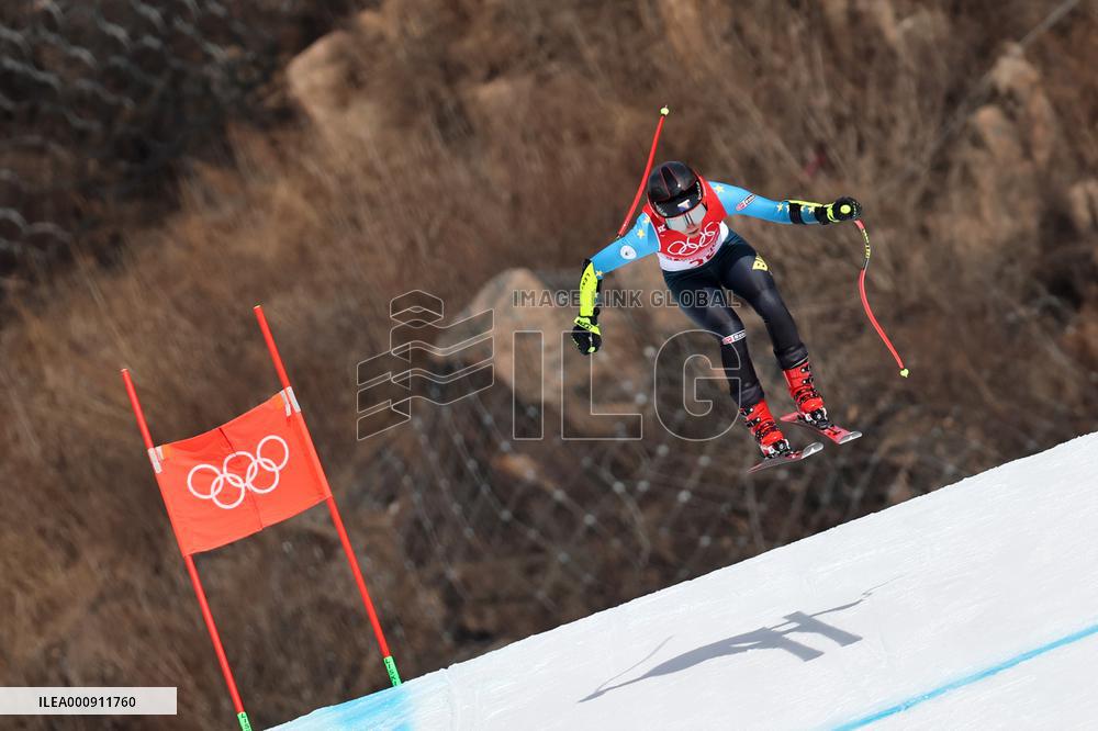 (BEIJING2022)CHINA-BEIJING-OLYMPIC WINTER GAMES-ALPINE SKIING-WOMEN'S SUPER-G (CN)