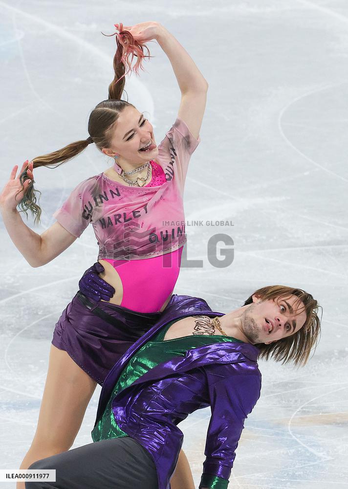 (BEIJING2022)CHINA-BEIJING-OLYMPIC WINTER GAMES-FIGURE SKATING-ICE DANCE-RHYTHM DANCE (CN)