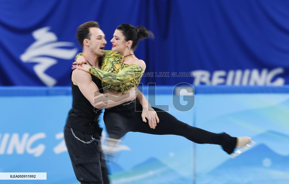 (BEIJING2022)CHINA-BEIJING-OLYMPIC WINTER GAMES-FIGURE SKATING-ICE DANCE-RHYTHM DANCE (CN)