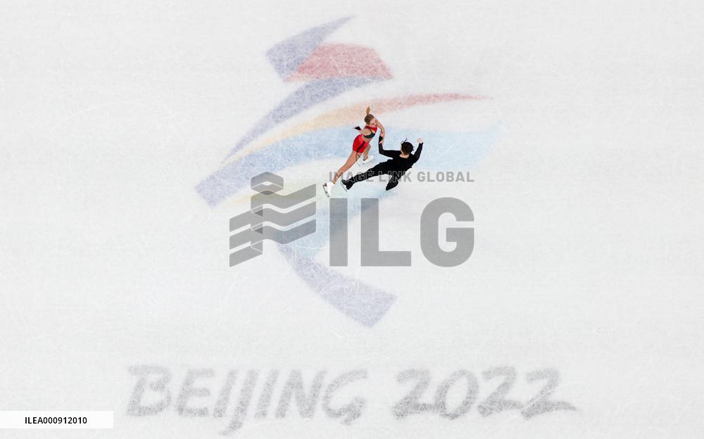 (BEIJING2022)CHINA-BEIJING-OLYMPIC WINTER GAMES-FIGURE SKATING-ICE DANCE-RHYTHM DANCE (CN)