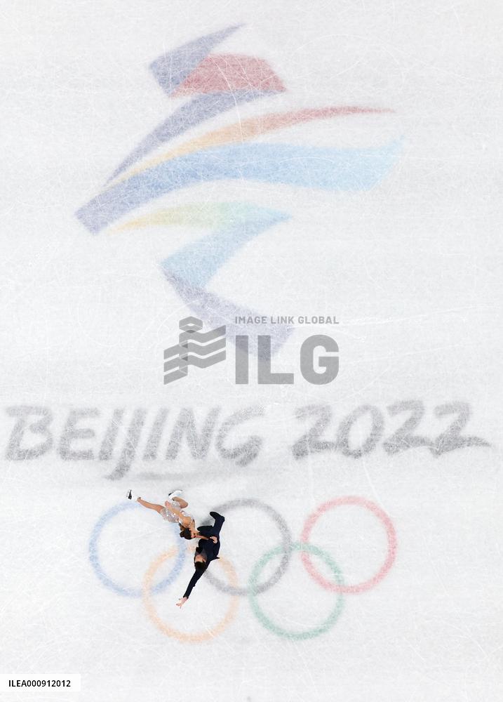 (BEIJING2022)CHINA-BEIJING-OLYMPIC WINTER GAMES-FIGURE SKATING-ICE DANCE-RHYTHM DANCE (CN)