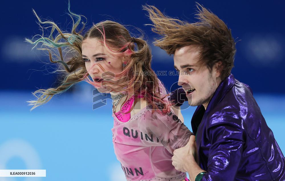 (BEIJING2022)CHINA-BEIJING-OLYMPIC WINTER GAMES-FIGURE SKATING-ICE DANCE-RHYTHM DANCE (CN)