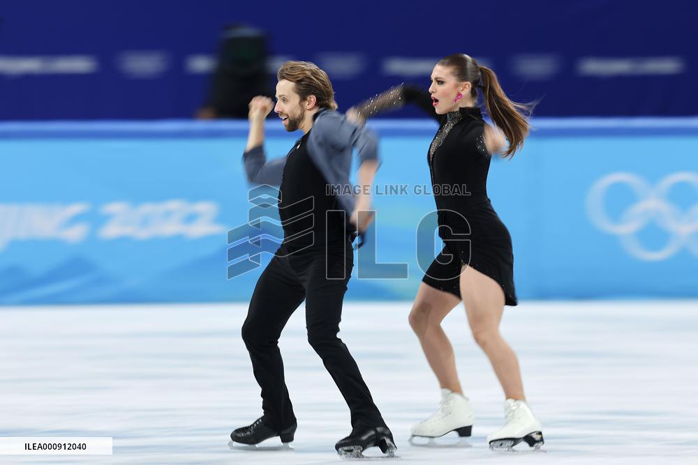 (BEIJING2022)CHINA-BEIJING-OLYMPIC WINTER GAMES-FIGURE SKATING-ICE DANCE-RHYTHM DANCE (CN)