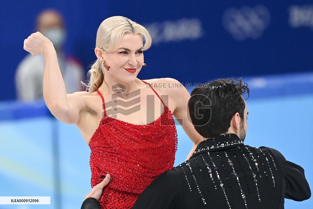 (BEIJING2022)CHINA-BEIJING-OLYMPIC WINTER GAMES-FIGURE SKATING-ICE DANCE-RHYTHM DANCE (CN)