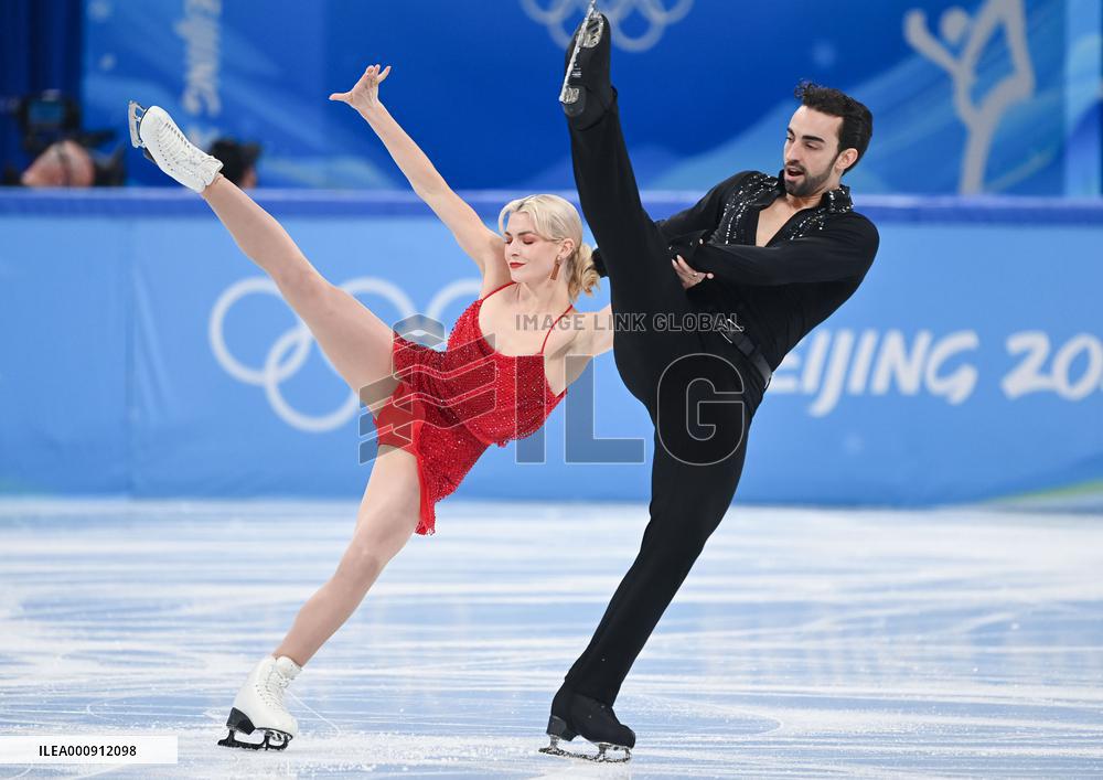 (BEIJING2022)CHINA-BEIJING-OLYMPIC WINTER GAMES-FIGURE SKATING-ICE DANCE-RHYTHM DANCE (CN)