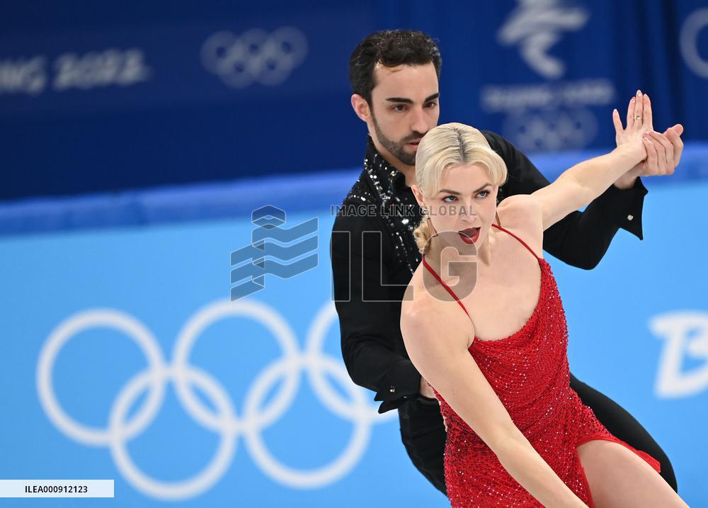 (BEIJING2022)CHINA-BEIJING-OLYMPIC WINTER GAMES-FIGURE SKATING-ICE DANCE-RHYTHM DANCE (CN)