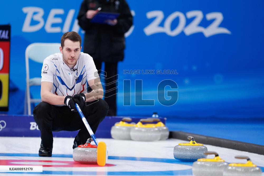 (BEIJING2022)CHINA-BEIJING-OLYMPIC WINTER GAMES-CURLING-MEN'S ROUND ROBIN SESSION-CHN VS GBR (CN)