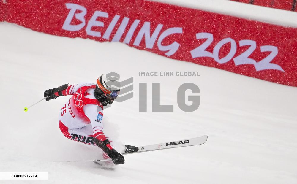 (BEIJING2022)CHINA-BEIJING-OLYMPIC WINTER GAMES-ALPINE SKIING-MEN'S GIANT SLALOM (CN)