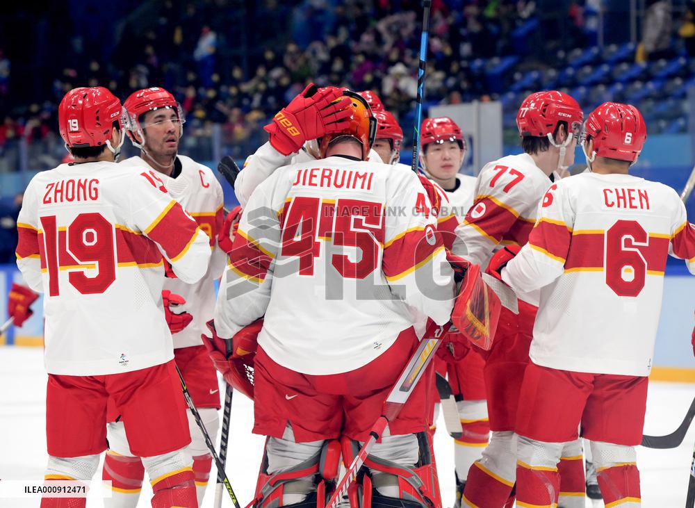 (BEIJING2022)CHINA-BEIJING-OLYMPIC WINTER GAMES-ICE HOCKEY-MEN'S PRELIMINARY-U.S. VS CHINA (CN)